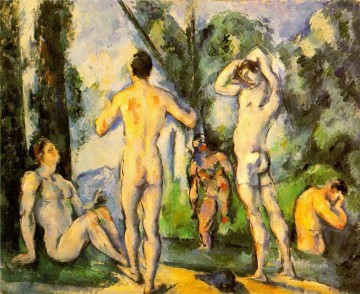  impressionistic Art Painting - Bathers 2 Paul Cezanne Impressionistic nude